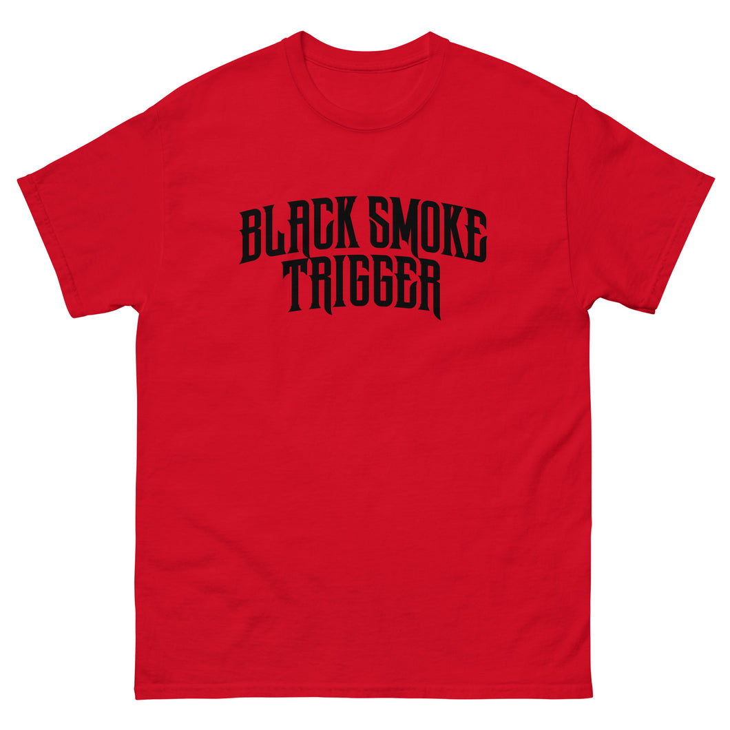 BST Black Logo Tee - Black Smoke Trigger