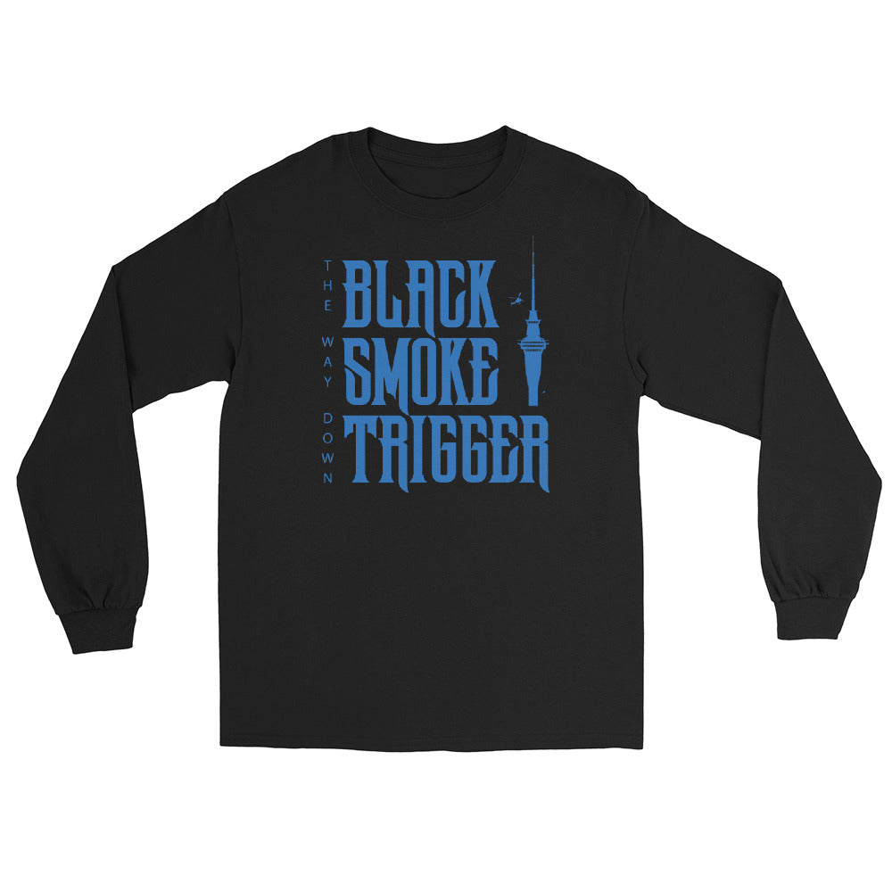 The Way Down Long-sleeve - Blue - Black Smoke Trigger