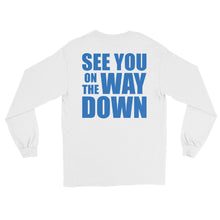 Load image into Gallery viewer, The Way Down Long-sleeve - Blue - Black Smoke Trigger
