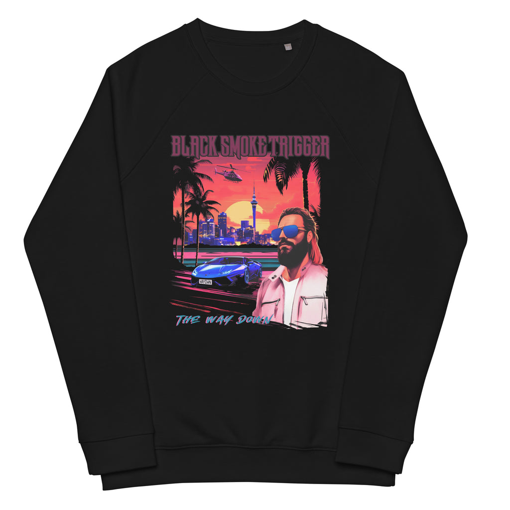 The Way Down Sweatshirt - Miami Baldrick - Dark - Black Smoke Trigger
