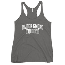 Load image into Gallery viewer, Ladies BST White Logo Tank - Black Smoke Trigger