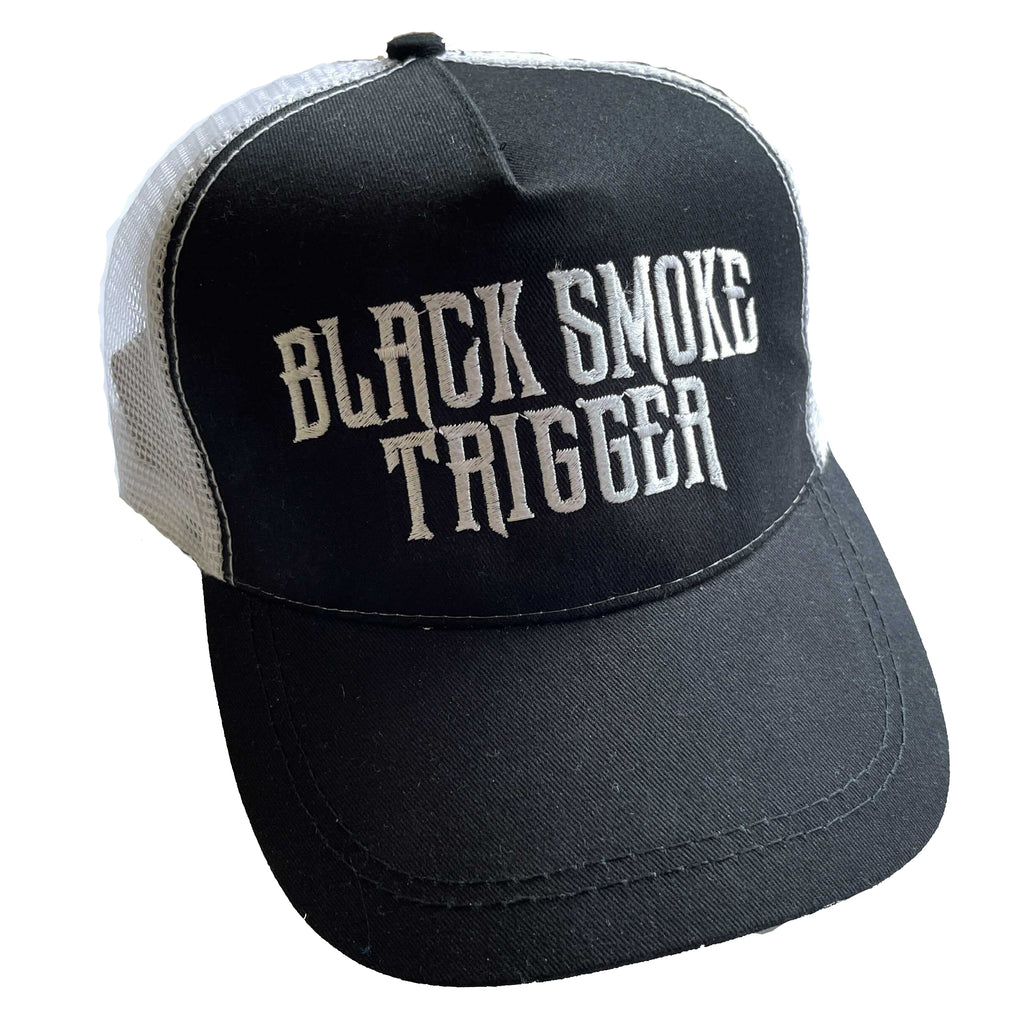 BST Logo Trucker Cap - Black Smoke Trigger