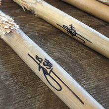 Load image into Gallery viewer, Signed Drum Sticks - Black Smoke Trigger